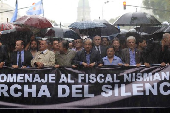 The ‘Silent March’ in memoriam of Alberto Nisman