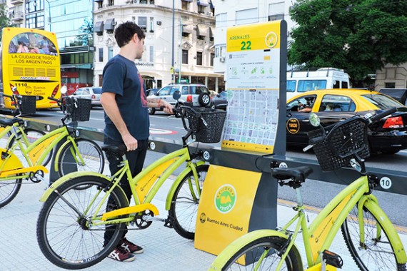 Debut ‘Ecobici’ system in Buenos Aires